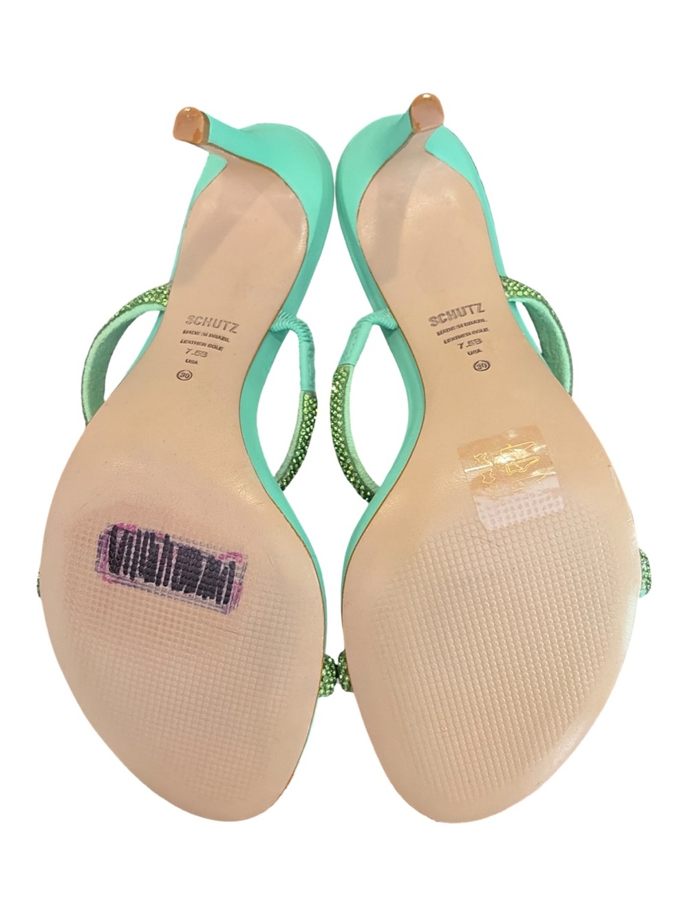 Schultz Talia Crystal Slide Heeled Sandals - Picture 6 of 8